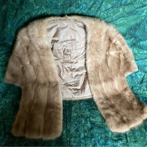Vintage mink shawl